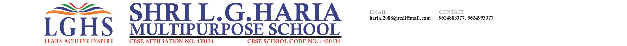 SHRI L.G.HARIA MULTIPURPOSE SCHOOL Logo